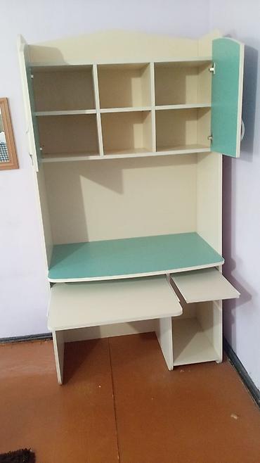 stol mebel: Uşaqlar üçün funksional yazı masası və üst şkaf.unvan merdekan - — 2