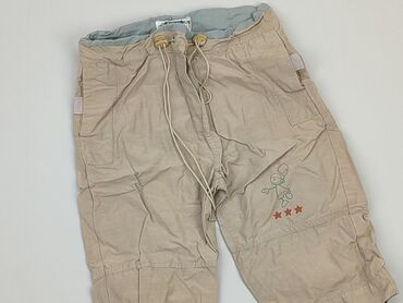 materiał na bluzkę: Niemowlęce spodnie materiałowe, 9-12 m, 74-80 cm, stan - Dobry