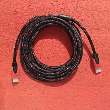 Процессоры: Интерфейсный кабель HDMI-HDMI с фильтром, сетка 5-метров Цена 600 Сом