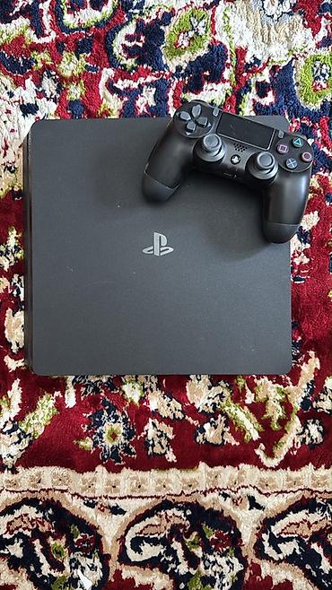 Техника жана электроника: PlayStation 4 Slim (черный) + комплект Состав: - Консоль Sony — 1