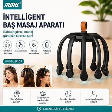 uz masaj aparatı: Baş masaj aləti Məhsul haqqında informasiya MDHL K108 İntelligent Baş — 1
