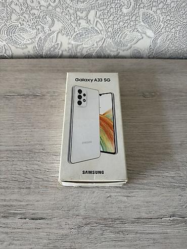 red magic 6: Samsung Galaxy A33 5G, Б/у, 128 ГБ, цвет - Белый, 2 SIM — 1
