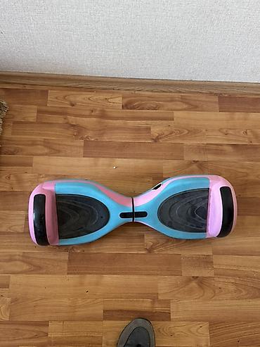 segvey: Uşaqlar üçün elektrikli hoverboard (segvey) - Rəng: mavi-çəhrayı — 1