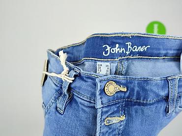 modne jeansy cropped: John Baner, Spodnie 3/4 damskie, rozmiar XS — 4