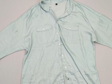 błękitna bluzki: Koszula Damska, L, stan - Dobry