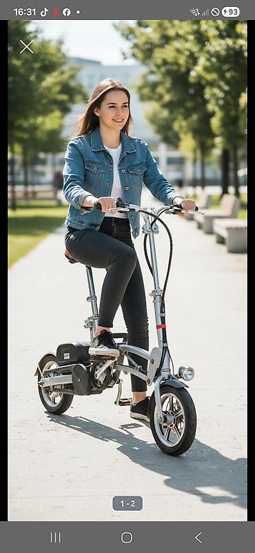 Velosipedlər: Kompakt elektrikli velosiped/scooter hibridi - Şəhər içi qısa — 1
