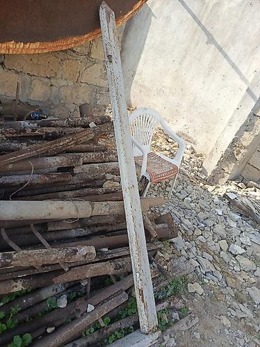 metal: Dəmir qalın qaraj qapısı.Uzunlugu 2.5 m.Hundurluk 1.90 m.Karkas qalın — 6