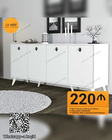 Masa və oturacaq dəstləri: Açılan, 4 qapılı Düz dolab, Servant