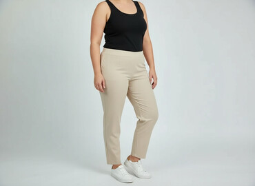 shein spodnie materiałowe: Shein, Spodnie materiałowe damskie, rozmiar XL