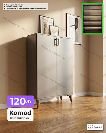 Komod – 33×125×80 sm - Material: 18 mm laminat - Rəng seçimi lalafo.az -da Komod – 33×125×80 sm - Material: 18 mm laminat - Rəng seçimi