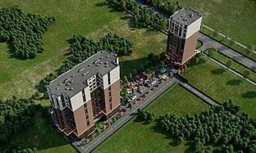 кв 2: 1 комната, 43 м², Элитка, 8 этаж, ПСО (под самоотделку) — 3