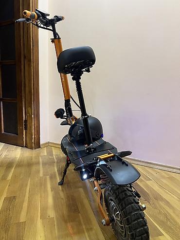 Электротранспорт: Elektrik skuter – off-road təkərlərlə, oturacaqlı model - Güclü — 2