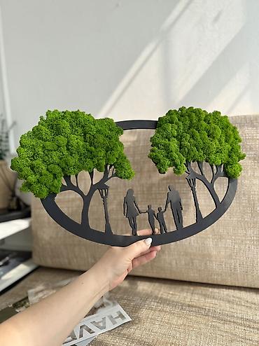 Панно: Панно ручной работы – это уникальный фито-декор из мха, который — 2