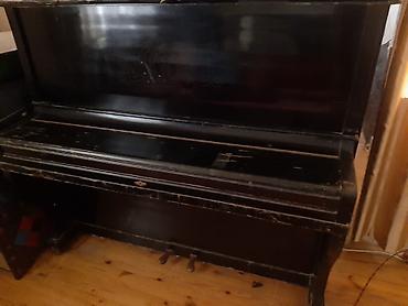 tap az piano: Klassik qara rəngli pianino, şaquli quruluşa malikdir. Bu musiqi aləti — 2