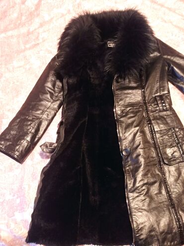 пальто зимнее с мехом: Пальто, 2XL (EU 44)