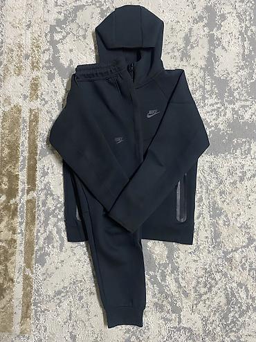 Мужской спортивный костюм, XS, S, M, Nike, Б/у, цвет - Черный, Бесплатная доставка