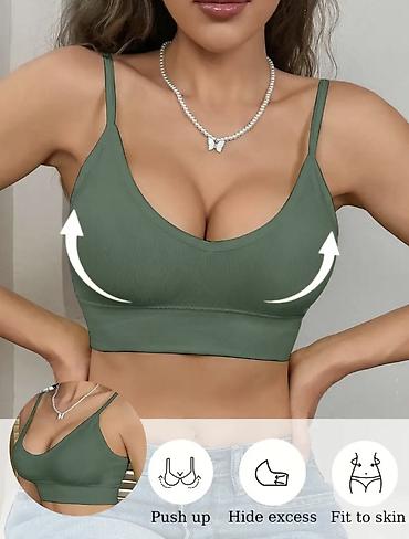 pull and: Топ-бра для спорта и йоги - Цвет: бирюза 💚🩵 - Размер S 900с - Цвет — 9