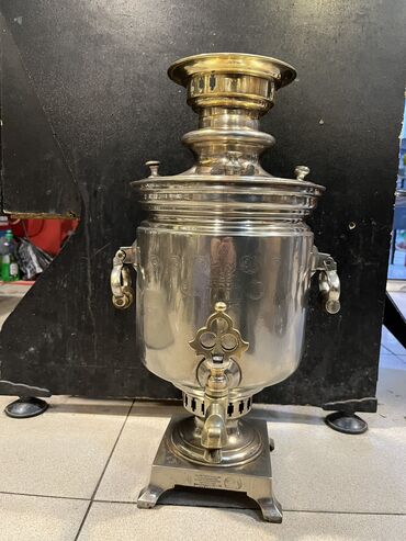 Samovarlar: İşlənmiş Od Samovar, 5 l, Ünvandan götürmə, Pulsuz çatdırılma, Rayonlara çatdırılma