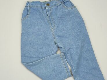 jeansy do kostki: Spodnie jeansowe, 3-4 lat, 98/104, stan - Dobry