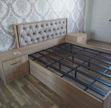 metal çardaq çarpayı: Двуспальная кровать, Без подьемного механизма, Бесплатный матрас, Без выдвижных ящиков, Азербайджан, Металл