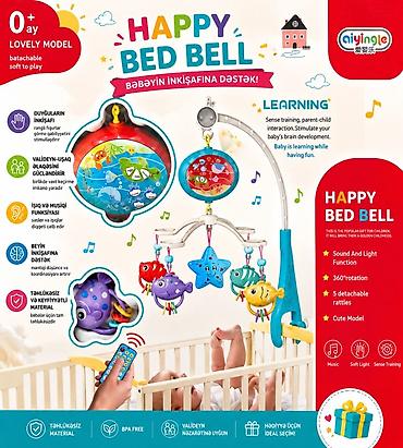 hiroskoplar ilə oyuncaqlar: Məhsul: Happy Bed Bell / Musical Mobile və 2-in-1 İşıqlı & — 3