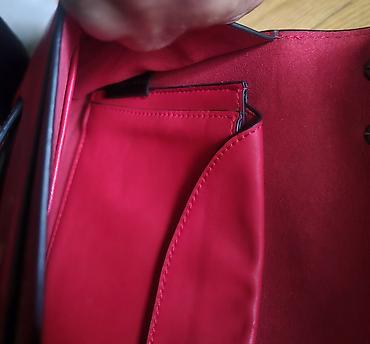 Torbe: Christin Dior J'adore kozna torba. J'ADIOR Shoulder Bag, crvena — 13