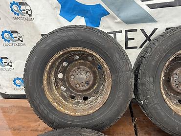 Колеса в сборе: Колеса в сборе 215 / 75 / R 16, Зима, Б/у, Комплект, Легкий коммерческий транспорт (C/LT), Железные, отверстий - 5 — 18