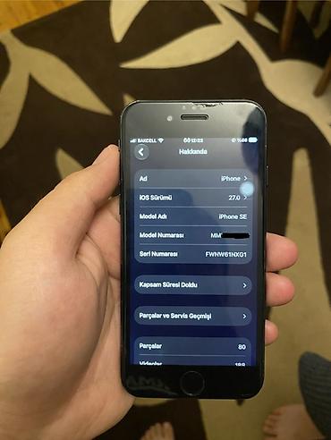 Mobil telefonlar: IPhone SE 2022, Qara — 2