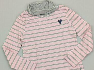 pudrowy roz sweterek: Bluza, 5-6 lat, 110-116 cm, stan - Dobry