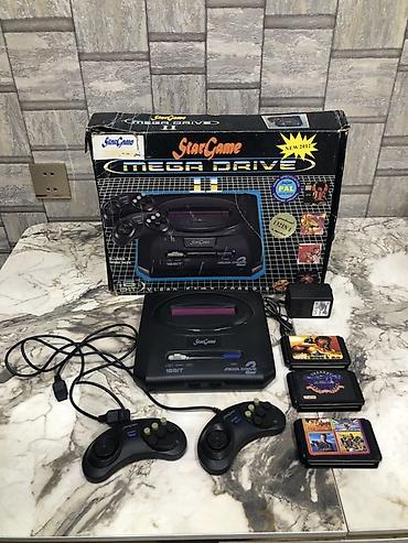 oyun sekilleri: Sega Mega Drive 2 . Yaxsi veziyetde . Uzerinde 2 ed joystik ve 3 ed — 1