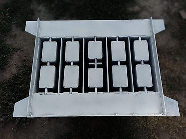 Матрицы для стройматериалов: Матрицы, прессформы для пескоблока в большом объеме, широкий — 12