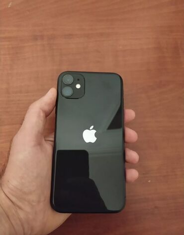 iphone 12 128 gb qiymeti: IPhone 11, 128 GB, Qara, Simsiz şarj, Face ID, Sənədlərlə