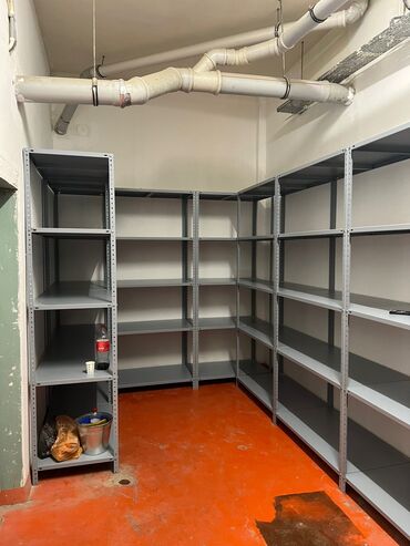 Sifarişlə stelajlar: Anbar və mağazalar üçün metal rəf sistemi - Material: qalın metal — 11