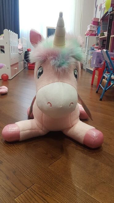 usaq evcikleri: 70x50 mm Böyük ölçülü yumşaq oyuncaq – Pinq tonda qanadlı unicorn - at lalafo.az usaq evcikleri: 70x50 mm Böyük ölçülü yumşaq oyuncaq – Pinq tonda qanadlı unicorn -