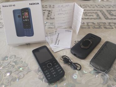 telefonu nokia 6700 telefonu al: Nokia 225, rəng - Boz, Düyməli, İki sim kartlı, Sənədlərlə