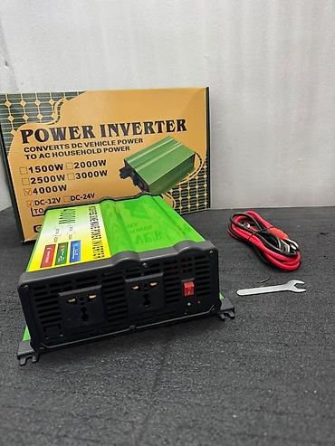 Инверторлор: Инвертор мощности 4000W (модифицированная синусоида) Назначение: - — 4