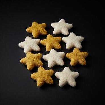 украшения из войлока: Звёздочки из фетра ⭐ Мягкие объёмные звёздочки из шерстяного фетра — — 1