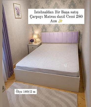 Məhsul: Çarpayı + matrass dəsti • İstehsaldan birbaşa satış •