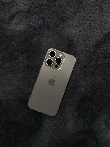 микрофоны игровые: IPhone 15 Pro, Б/у, 128 ГБ, Natural Titanium, Зарядное устройство, Коробка, Чехол, 98 %