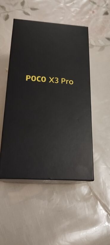 домашний телефон: Poco X3 Pro, 256 ГБ, цвет - Голубой