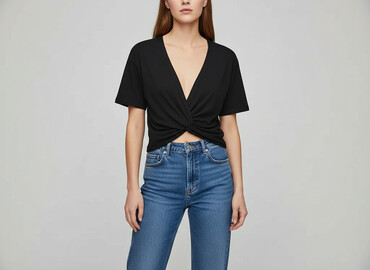 neonowy sweter zara: Zara, T-shirt damski, rozmiar S