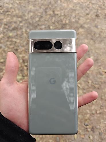 pro mobil: Google Pixel 7 Pro, Б/у, 128 ГБ, цвет - Зеленый, 1 SIM, eSIM — 1