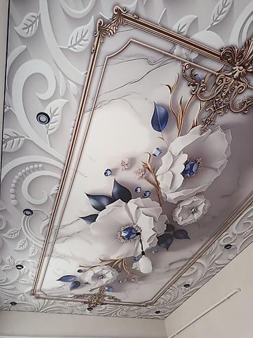 Натяжной потолок: Натяжной потолок Матовое, 3D потолки, Глянцевое Бесплатный замер, Монтаж, Гарантия — 1