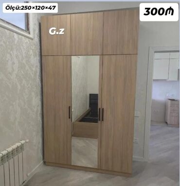 *Dolab 3 qapılı-300Azn* Ölçü-(250×120×47) *İstehsal Rusiya Laminat