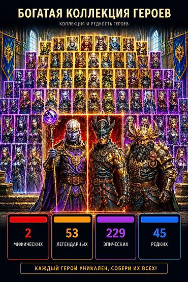 богатый: Сильный игровой аккаунт RAID: Shadow Legends Основные преимущества: - — 3
