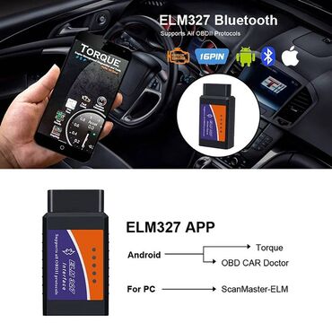 Ostala elektronika: Obd 2 Bluetooth Auto dijagnostika, OBDII, ELM 327, ELM327 — 7