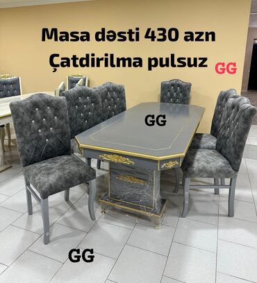 продаю айфон 6: Yeni ve Sifarişle Masa 6 stulla 430 azn Reng secimi var Masanin olcusu