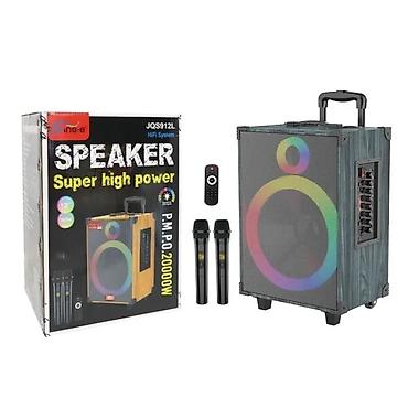 ses sisdemi: Foni SING-E JQS912L Portativ Dinamik – güclü səs, karaoke və işıq — 1