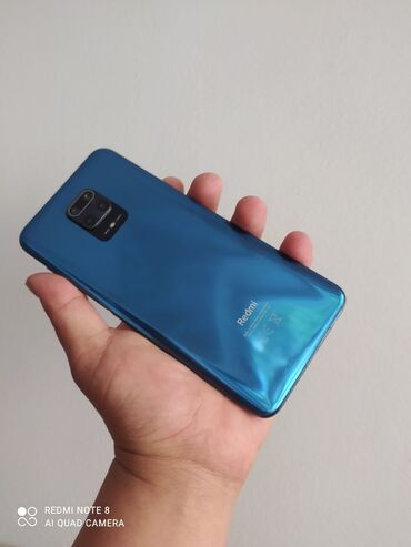 xiaomi телефон: Xiaomi, Redmi Note 9 Pro, Б/у, 128 ГБ, цвет - Голубой, 2 SIM