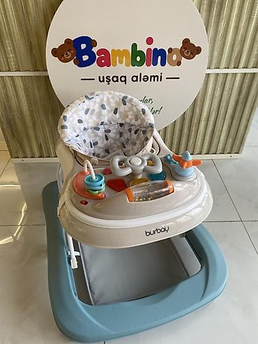 klyos donlar 2023: BurBay uşaq gəzdiricisi (walker) - Ergonomik oturacaq: yumşaq — 1